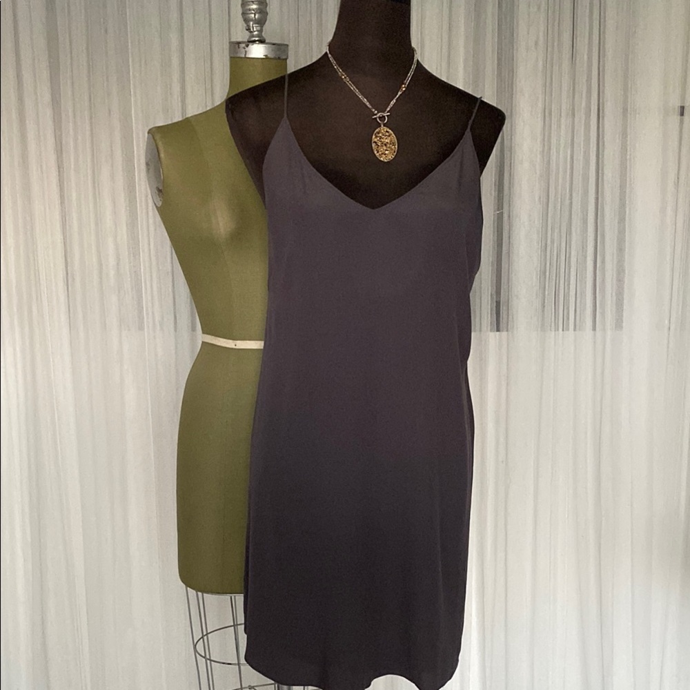Aritzia Wilfred Free Elegant Taupe Slip Dress! Size Medium - Picture 1 of 17